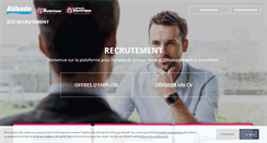 Desktop Screenshot of job-espace-aubade.com